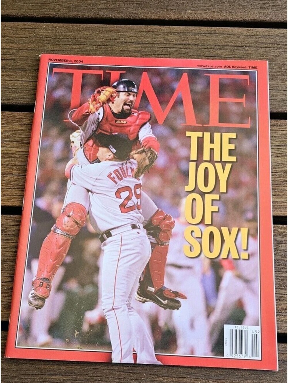 Time Magazine November 8, 2004 The Joy of Sox! Boston Red Sox World Series Win